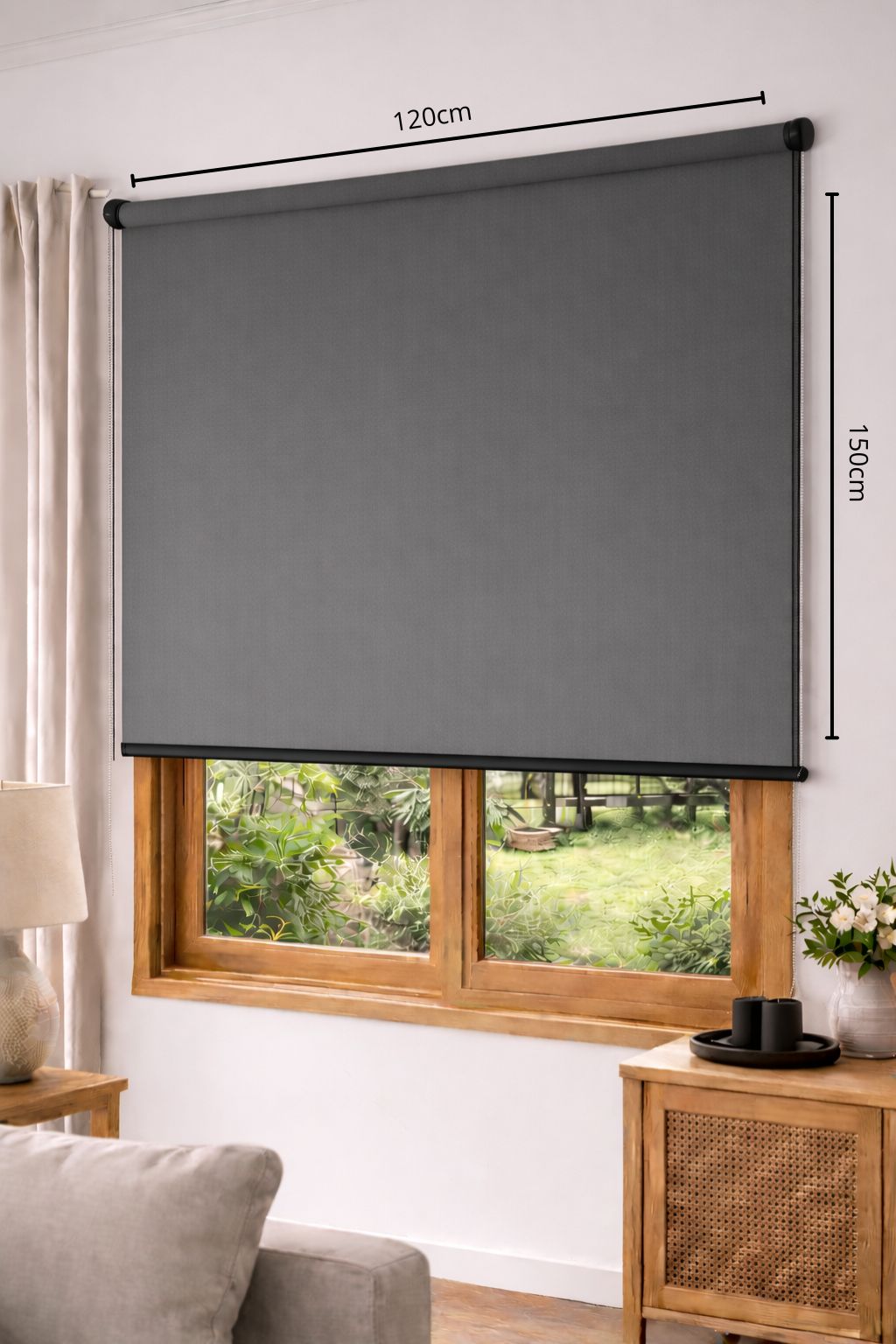 Cortina Roller Blackout 120x150