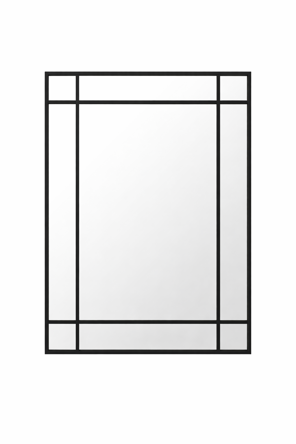 Espejo Rectangular borde negro